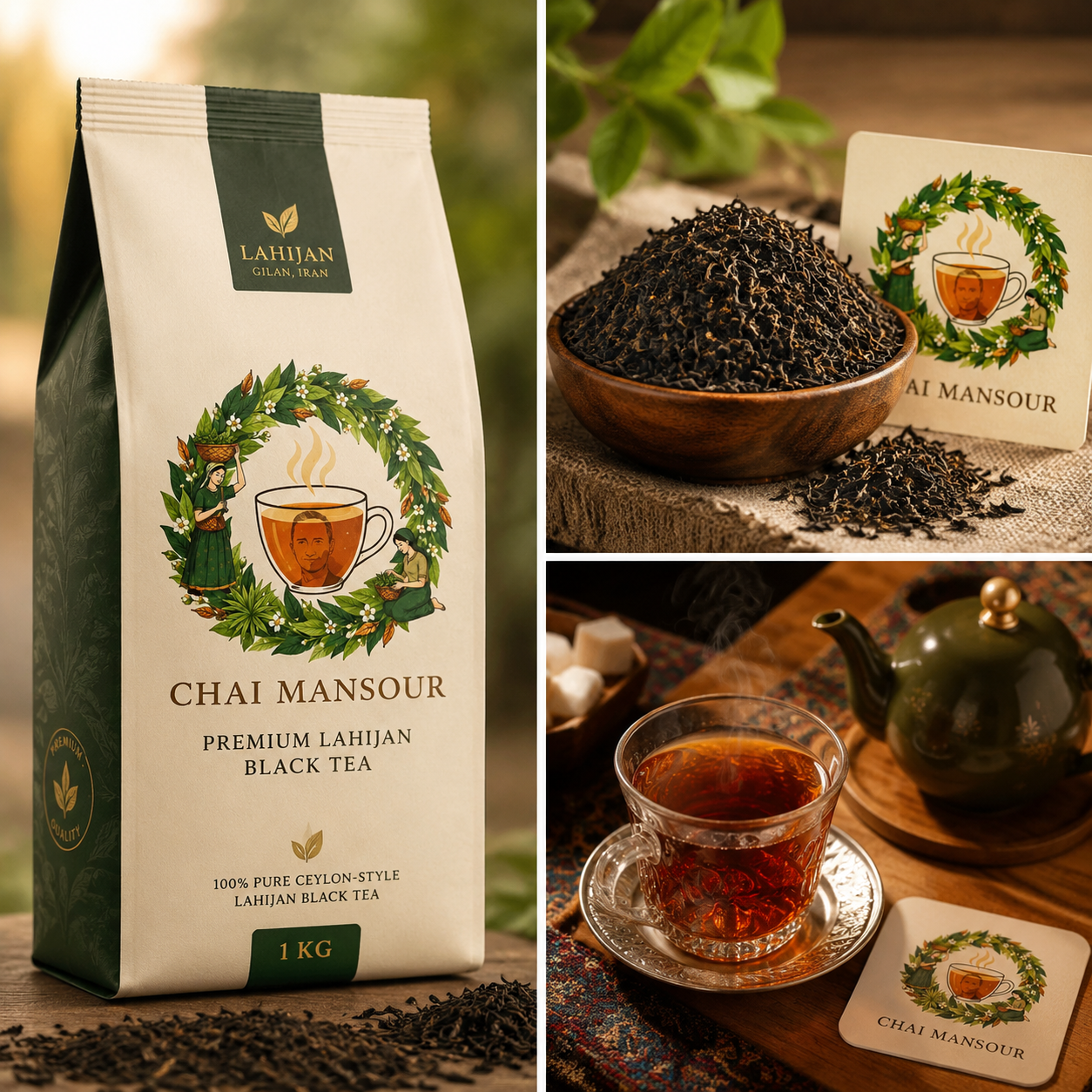 چای سیاه ممتاز منصور (چین اول-سرگل1405)